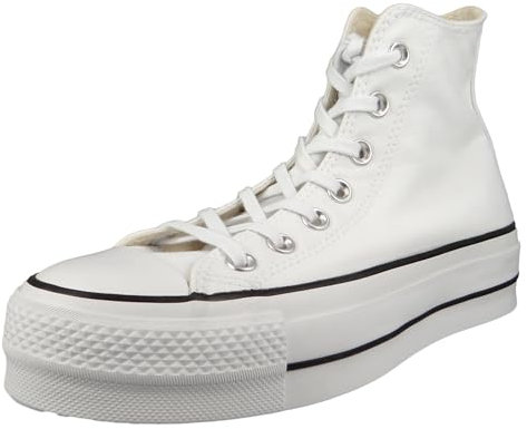 Converse Womens All Star Lift Hi Top Trainers White 5 UK