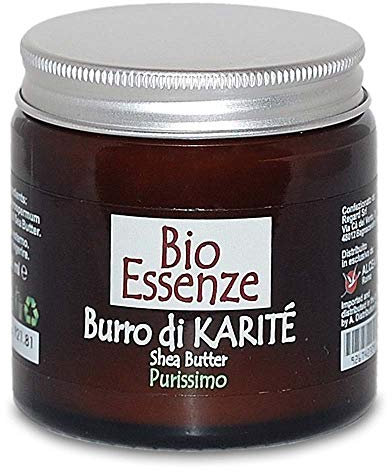 Bio Essenze - Burro di Karitè Purissimo - 100 ml | Elevate proprietà idratanti, nutrienti ed eudermiche