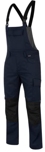 WÜRTH MODYF Latzhose Star CP dunkelblau/grau - Größe 64