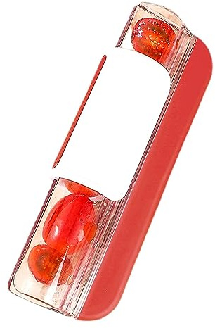 JINGAN Coupe-fruits - Coupe-fruits propre et sûr | Coupe-raisin, coupe-tomates cerise avec ouverture de trou, pour la plupart des petits fruits, tomates