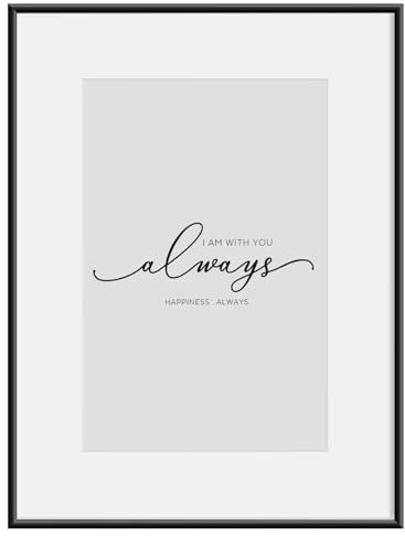 WOLTU Cornice Foto, Cornice 30x40 cm, Portafoto da Parete, Cornici in Alluminio, Cornice Nera, Frontale Trasparente in plastica, per Biglietti, Quadri, BR9957sz