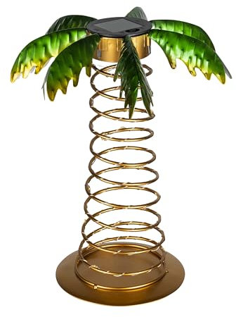 Haushalt International LED Solar Palme mit 20 warmweissen LEDs 70487