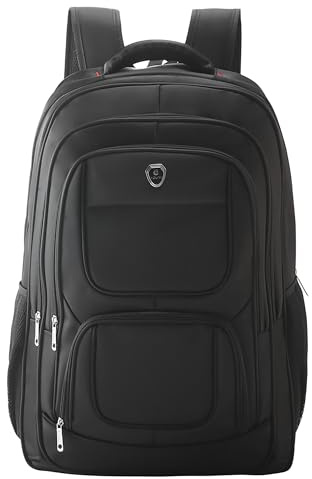 Mxaeyar Rucksack Herren,60L Große Kapazität Wanderrucksack,Wasserdicht Trekkingrucksacke Rucksäck für Radfahren Klettern Sport Reise Outdoor Camping,Schwarz