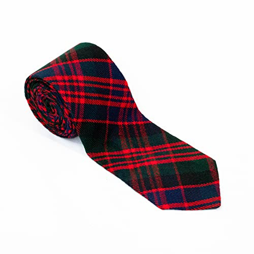 Cravates BELGLY pour hommes, cravates écossaises des Highlands à tartan, cravate à carreaux de kilt tartan, cravates en laine de clan acrylique pour hommes, taille unique