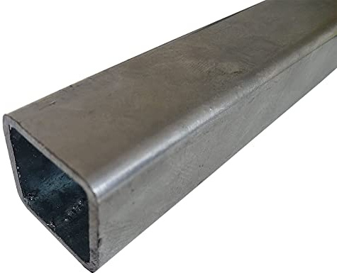B&T Metall Stahl Vierkantrohr VERZINKT 60 x 60 x 3 mm in Längen à 2000 mm +0/-3 mm Quadratrohr ST37 feuerverzinkt Hohlprofil Rohstahl