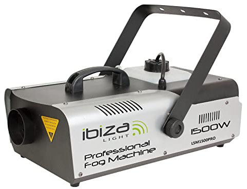 Ibiza - Máquina de humo Pro programable Club DJ Sono DMX 1500 W Ibiza light LSM1500PRO + gancho fijación