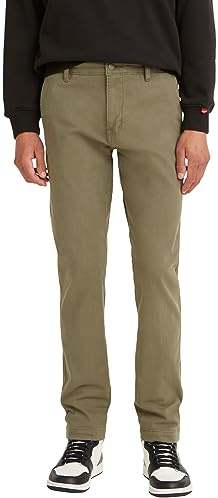 Levi's XX Chino Standard II, Pantaloni Uomo, Bunker Olive Shady Gd B, 33W / 30L
