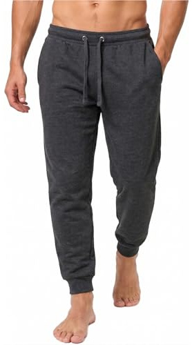 Iron Mountain Återvunnet garn för män miljövänligt anti-noppor flexibel bekväm joggingbyxa, Charcoal märgel, 4XL
