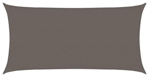 vidaXL Sonnensegel Sonnenschutz Windschutz Sonnendach UV Schutz Sonnenschutzsegel Schattenspender Garten Terrasse Balkon 160g/m² Anthrazit 3x6m HDPE