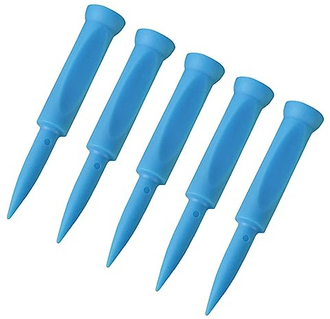 LOVIVER 5X Golf tee Simulator Tees Principiante Ligero Golf Mat Tees Interior Tees para jardín Driving Range Mat Accesorios de Interior, Azul