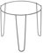 HERSIG - Soporte para maceta o macetero | Soporte forja negro decoración casa, jardin o balcón, d24,5x22cm