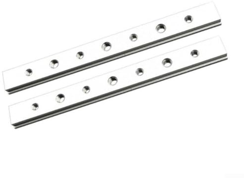 babominimer Confezione da 2 guide a T in lega di alluminio, 100-450 mm, per seghe da banco per lavorazione del legno, officine fai da te (200 mm)