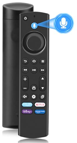 Telecomando vocale di ricambio per Smart TV Cube AMZ (1a generazione, 2a generazione, 3a generazione), per Smart TV Stick AMZ (4k, 2a generazione, 3a generazione, Life), AMZ/Insignia/Pioneer/Toshiba