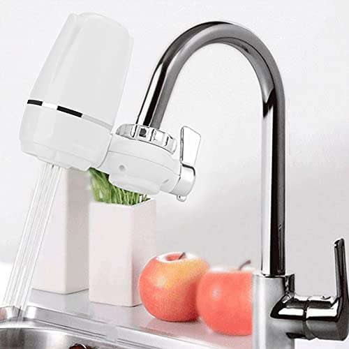 Fydun Fydun Filtro de Agua para Grifo de Cocina con Núcleo de Cerámica lavable: Múltiples Niveles de Filtración para Agua Potable Limpia