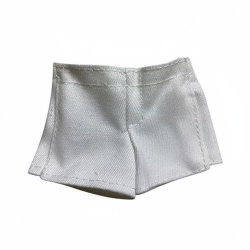 predolo Bjd Underwear Culotte pour Poupée Lingerie Short Bas en Tissu avec Détails Miniatures et Revers Soignés Compatible 29 Cm Adaptée aux Collectionneurs Photographie de Figurines Dioramas , Blanc