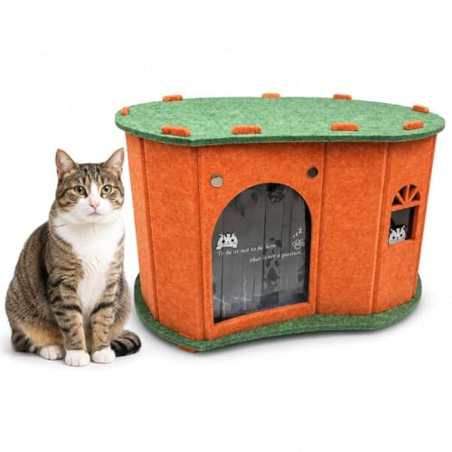 JOWY Casa para Mascotas con Aire Acondicionado Integrado, Caseta Refrigerada para Perros y Gatos, Refugio Fresco y Cómodo para Interior o Exterior Cubierto, Ideal para Mascotas Pequeñas y Medianas