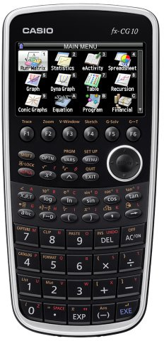 Casio FX-CG10 PRIZM Color Graphing Calculator (Black), One Size
