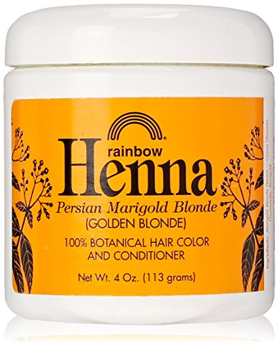 Rainbow Research Henna Hair Color and Conditioner, Persian Marigold Blonde/Golden Blonde, 4 Ounce