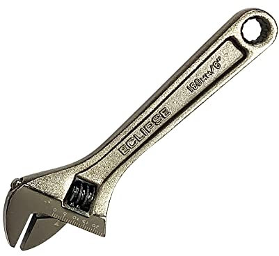 Eclipse Professional Tools ADJW6S Llave ajustable de 6 con mango estándar
