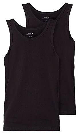 NAME IT Jungen Nkmtank Top 2p Noos Unterhose, Schwarz, 146-152 EU
