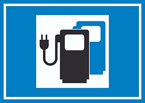 HB-Druck Ladestation Elektrofahrzeuge Symbol Schild A6 (105x148mm)