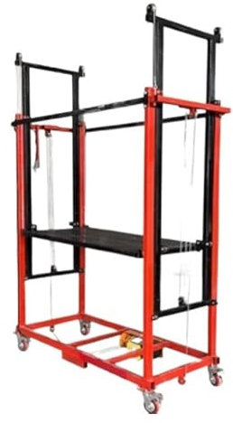 Andamios eléctricos Mesa Elevadora Carga Máxima 300 KG, Andamio Elevador Eléctrico, Elevador Multifuncional Plegable Móvil, Decoración del Hogar, Plataforma Elevadora con Control Remoto Plataforma de