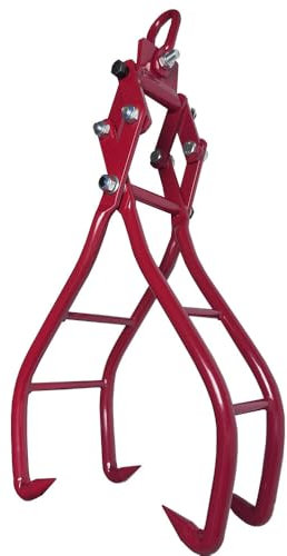 WRLWY28in Timber Claw Hook - Heavy Duty Log Lifting Tongs for Skidding and Logging - Durable Lumber Grabber and Grapple Tool