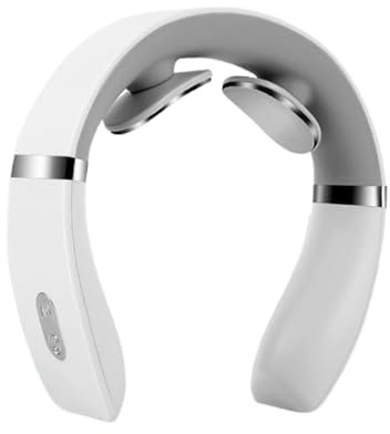 Nackenmassagegerät mit Heizfunktion, Nacken- und Rückenmassagegeräte – tragbares, wiederaufladbares Tiefengewebe, 10 Modi, einstellbare Vibrationsmassage für Entspannung und Wellness