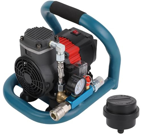 Denash Compresor de Aire 1.5L con Batería de Iones Li, Rendimiento Profesional, Adecuado para BL1830B BL1840B BL1850B BL1860B BL1815 BL1820 BL1825 194309 1, 194205 3 Baterías