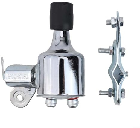 WIIYENA Generador de dinamo de bicicleta de montaña, 12 V, 6 W, lámpara de cabeza de metal de aluminio, generador de fricción, piezas de ciclismo