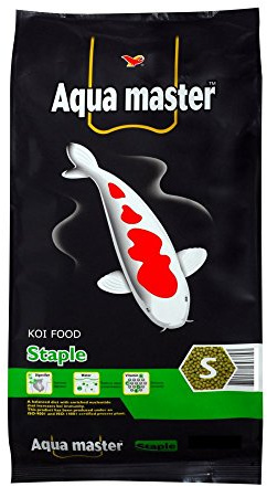 Aqua Master Staple Koi Fish Food Bag, Small, 2.2-Pound