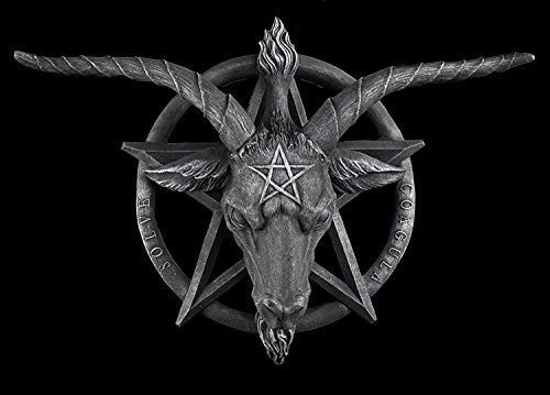 Figuren-Shop.de Wandrelief - Baphomet groß