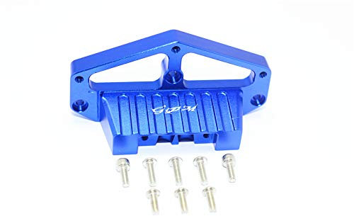 GPM Racing Tamiya Lunch Box Aluminum Front Lower Arm Stabilizer - 1Pc Set Blue
