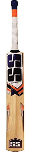 SS Kashmir Willow Leather Ball Cricket Bat, Exclusive Cricket Bat for Adult Full Size with Full Protection Cover (Master)