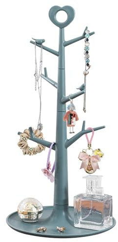 SIYINGSAERY Jewellery Trees Chain Holder Tree Jewellery Stand Chain Stand Necklace Storage Chains Jewellery Earring Holder Earring Stand Tree Bracelet Stand for Necklaces Cups