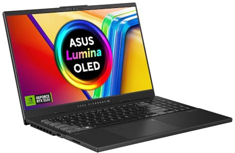 ASUS Vivobook Pro OLED N6506CU Laptop | 15.6 3K 120Hz OLED Screen | Intel Core Ultra 9 285H | NVIDIA GeForce RTX 4050 | 16GB RAM | 1TB PCIe G4 SSD | Backlit Keyboard | Windows 11