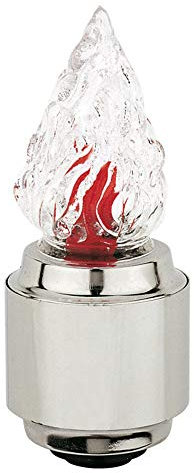 REAL VOTIVA FONDERIE D'ARTE Lampada in Acciaio - Linea Decò (cm 13x6 Diametro, a Terreno) [T.04.8785/13]