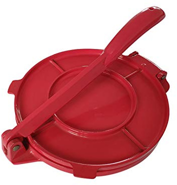 8 Inch Tortilla Press Maker, Foldable Aluminum Flour Tortilla Press, Non-Stick Rotis Press, Dough Press Bakeware Gadgets DIY Baking Tool Accessories