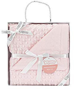 variouss Manta para bebés, 0.80 x 1.10 m Manta para recién Nacidos Mantitas para Bebes Suave y Confortable Cálida niña y niño Mantas para Todas Las Estaciones (Rosa)