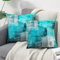 OYIMUA Deko Kissenbezug 50x50 2er Set Samt Kissenbezüge Türkis Couch Landhausstil Kissenhülle Aesthetic Dekokissen Kuschelkissen Quadratisch Sofakissen Couchkissen Outdoor Kissen Zierkissen