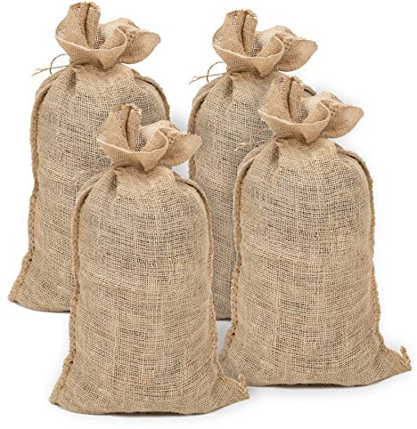 La Cordeline - Lote de 4 bolsas de yute de 29 x 51 cm, 215 gr/m2, 5 kg aprox. ACJN110S-L4