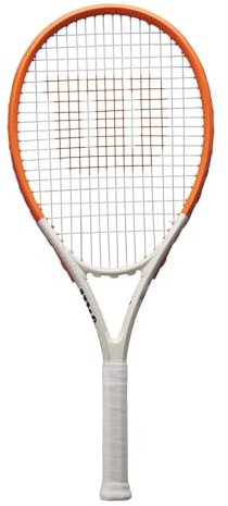 Wilson Roland-Garros Elite Tennis Racket, 4-1/4 (2), Marineblau/Weiß