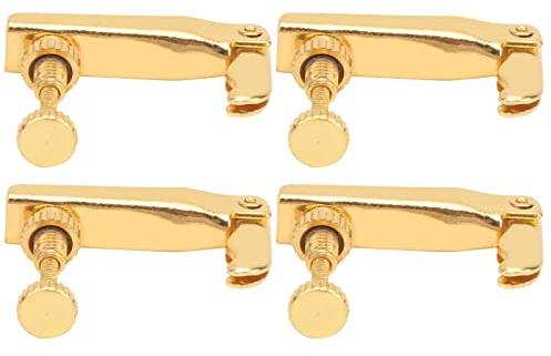 Violin Cello Fine Tuners 3/4 4/4 Strängverktygsersättning Instrumenttillbehör för Musikälskare (Guld)
