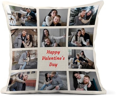Print Maniacs Personalised Mum Birthday Gifts for Mum from Daughter and Son, Personalised Mum Pillow, Customised Cushions with Photos, Custom Cushions.