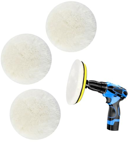 ZWWOGE 3 piezas discos de Pulido de 125 mm,Kit Pulido Coche, Pads de pulido para pulidora de autos