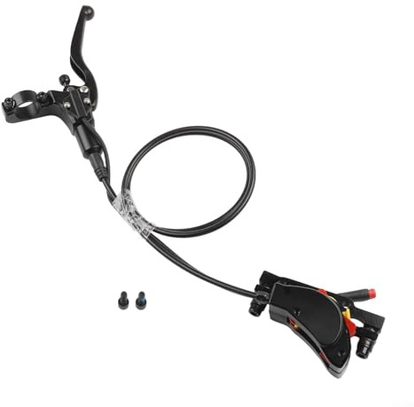 Yuanpgky Kit de frein électrique pour vélo | Frein à disque hydraulique avec double étriers | Câble étanche à 2 broches | Compatible avec vélos électriques pliants et trottinettes | 160 mm (avant)