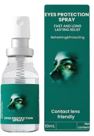 Spray para el cuidado de los ojos, calmante rápido, 10 x 4 x 4 cm, niebla portátil de larga duración, spray de hidratación ocular, fórmula de absorción rápida, para uso diario, relajación en el hogar