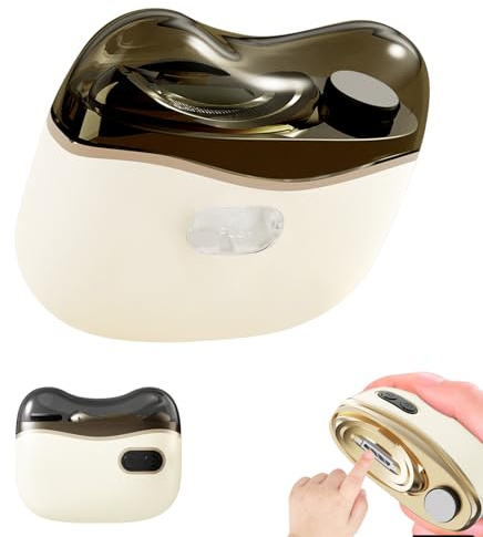 Coupe Ongle Electrique, 2-en-1 Portable lime a Ongle Electrique, avec Lumière LED et Polisseur, 2 Vitesses, Rechargeable USB et Silencieux Sans, pour Bébé Enfants Adultes Personnes Âgées(Blanc)