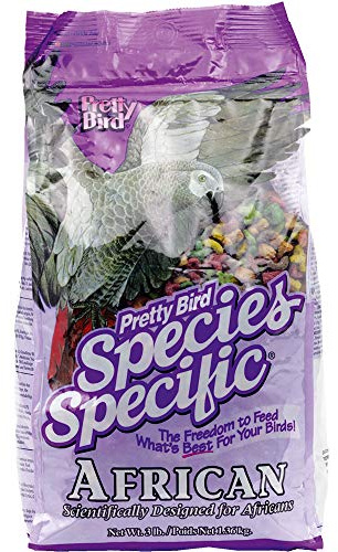 Pretty Bird International Bpb73313 Species Specific African Bird Food With Extra Calcium, 3-Pound