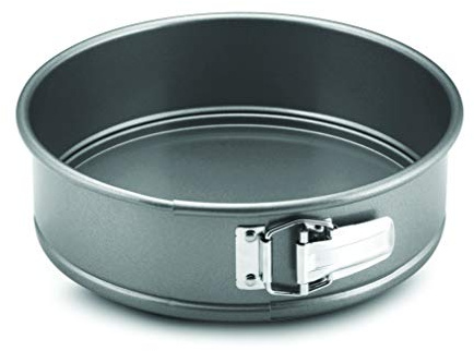 Anolon 54711 Advanced Nonstick Springform Baking Pan / Nonstick Springform Cake Pan / Nonstick Cheesecake Pan, Round - 9 Inch, Gray